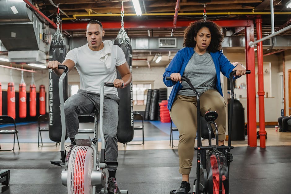 Gym fitness center with modern equipment